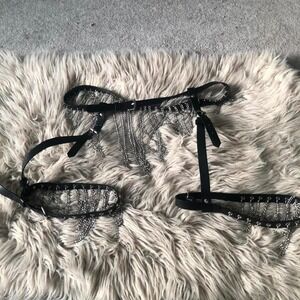 Waist and Thigh Harness Chain Belt Goth punk Grunge Party EDM